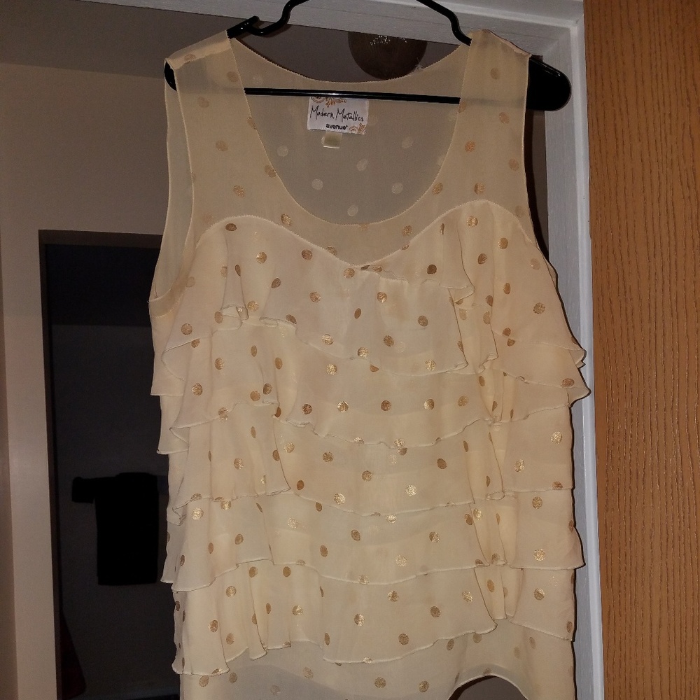 Sheer tank top